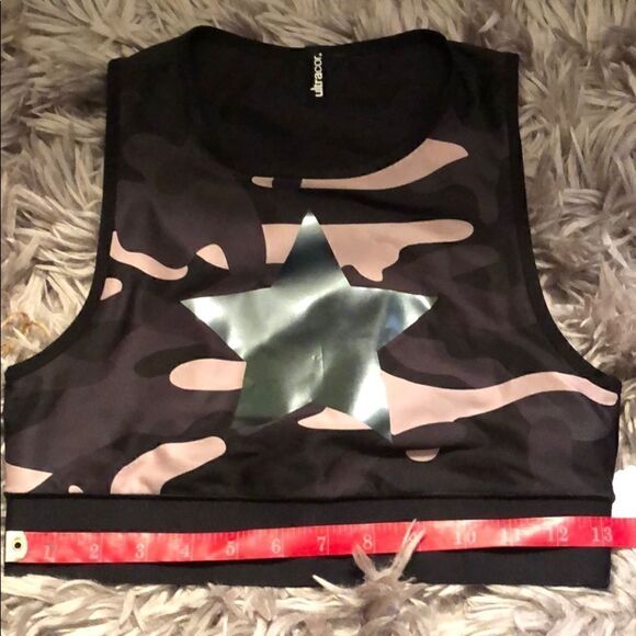 NWT Ultracor Black Level Camo Knockout Crop Top M - Picture 5 of 8